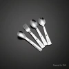 Silver Dragon Egg stainless Steel knife, fork, spoon and tableware 12-piece set, a cross-border bestseller for Western cuisine details Picture